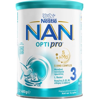 NAN | Γάλα Νηπιακό Σκόνη Optipro Νο3 1+ Ετών 400gr