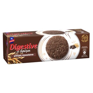 ΑΛΛΑΤΙΝΗ | Μπισκότα Digestive Βρώμη & Μαύρη Σοκολάτα 220g