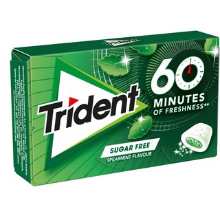 TRIDENT | 60 MINUTES | Τσίχλες 60 Minutes Δυόσμος 20g