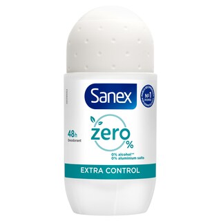 SANEX | Deodorant Roll On Zero% Extra Control 50ml