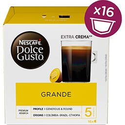 NESCAFE | DOLCE GUSTO | COFFEE FILTER GRANDE 16 Χ 8 GR