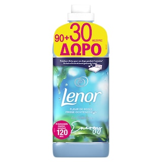 LENOR | Συμπυκνωμένο Μαλακτικό Energy Dewy Blossom 90+30 Μεζούρες Δώρο