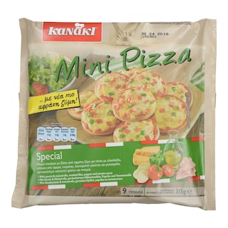 KANAKI | ΠΙΤΣΑ ΜΙΝΙ ΣΠΕΣΙΑΛ 315 GR