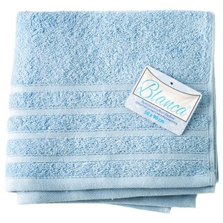 BLANCA | Πετσέτα Προσώπου Βαμβακερή Μπλε 1 Τεμάχιο