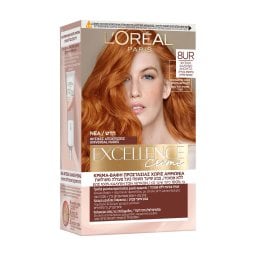 EXCELLENCE | Βαφή Μαλλιών Νο8UR Φυσικό Χάλκινο Ανοιχτό 1 Τεμάχιο