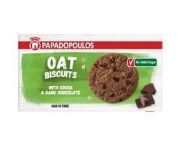 ΠΑΠΑΔΟΠΟΥΛΟΥ | Biscuits Oat Cocoa Sugar Free 155g