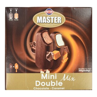 ΚΡΙ ΚΡΙ | Παγωτό Ξυλάκια Mini Mix Double Καραμέλα Σοκολάτα 6X50 gr