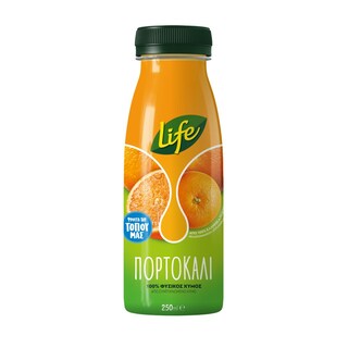 LIFE | Φυσικός Χυμός Πορτοκάλι 250ml