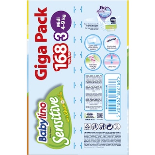 BABYLINO | BABYLINO SENS.GIGAPACK MIDI NO3 168P Tropical Edition 250ml