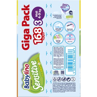 BABYLINO | BABYLINO SENS.GIGAPACK MIDI NO3 168P Tropical Edition 250ml