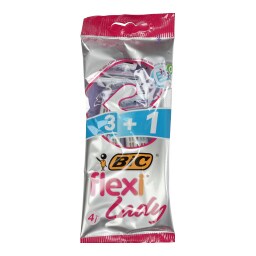 BIC | Ξυραφάκια Μίας Χρήσης Flexi Lady 4 Τεμάχια 3+1 Δώρο