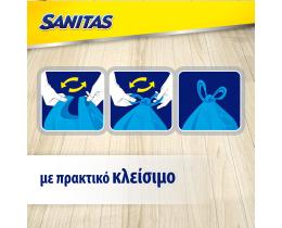 SANITAS | Σακούλες Απορριμμάτων με Χερούλια Easy Pack Μεσαίες 20 Τεμάχια