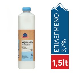 Φρέσκο Γάλα Πλήρες 3.7% Λιπαρά 1.5lt