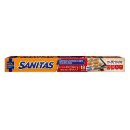 SANITAS | Αντικολλητικό Χαρτί Ψησίματος 18 Φύλλα 1 Τεμάχιο