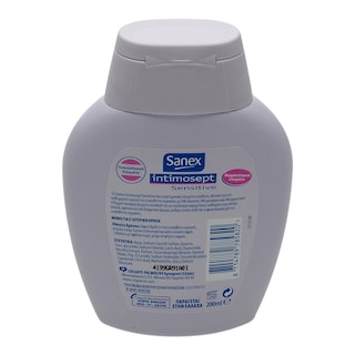 SANEX | ΛΟΤΙΟΝ ΚΑΘΑΡΙΣΜΟΥ ΕΥΑΙΣΘΗΤΩΝ ΠΕΡΙΟΧΩΝ INTIMOSEPT SENSITIVE 200 ML