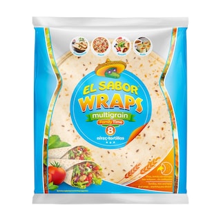 EL SABOR | Πίτες Tortillas Multigrain Wraps Family Time 320g