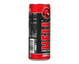 HELL | Ενεργειακό Ποτό Strong Apple Κουτί 250ml