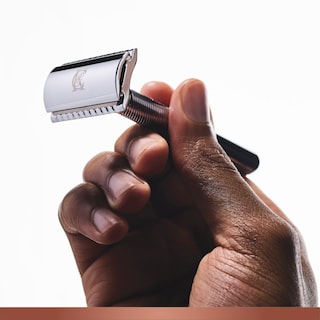 GILLETTE | KING C | Ξυριστική Μηχανή Ασφαλείας + 5 Ξυράφια Διπλής Ακμής 1 Τεμάχιο