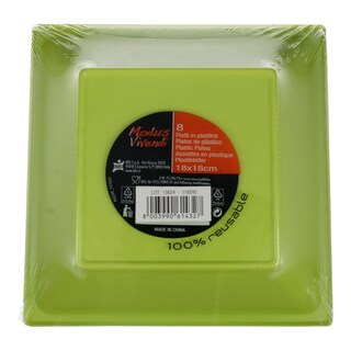 - | ΠΙΑΤΑ ΠΛΑΣΤΙΚΑ ΤΕΤΡΑΓΩΝΑ ΛΑΧΑΝΙ 18 CM 8 ΤΕΜ