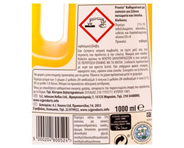 PRONTO | ΥΓΡΟ ΓΕΝΙΚΟΥ ΚΑΘΑΡΙΣΜΟΥ ΜΕ ΣΑΠΟΥΝI 750 ML 0.50E