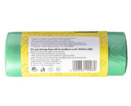 ΑΒ | Σακούλες Απορριμμάτων Μεγάλες 60x72cm με Χερούλια 20 Τεμάχια