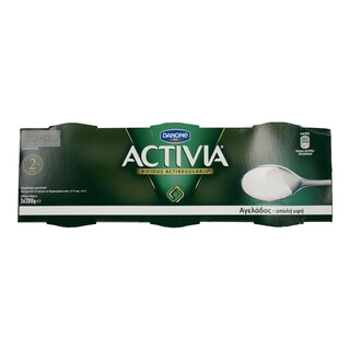 ACTIVIA | ΓΙΑΟΥΡΤΙ ΛΕΥΚΟ ΑΓΕΛΑΔΟΣ 2% ΛΙΠΑΡΑ 3 Χ 200 GR