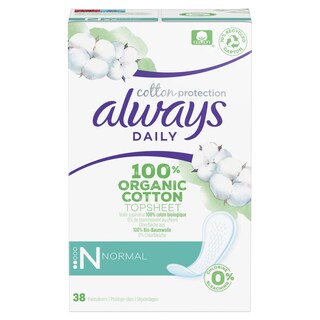 ALWAYS | Σερβιετάκια Cotton Normal 38 Τεμάχια