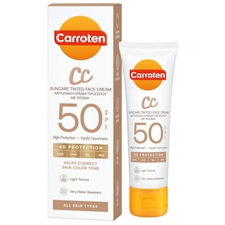 CARROTEN | Αντηλιακό Προσώπου Κρέμα CC με Χρώμα SPF50 50ml