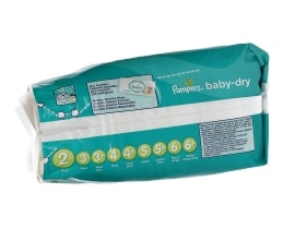 PAMPERS | BABY DRY | ΠΑΝΕΣ ΜΩΡΟΥ MINI Νο 2 32 ΤΕΜ