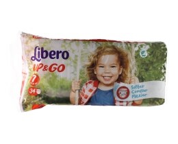 LIBERO | UP & GO | ΠΑΝΕΣ ΒΡΑΚΑΚΙΑ UNISEX 16 - 26 KGR No 7 34 ΤΕΜ