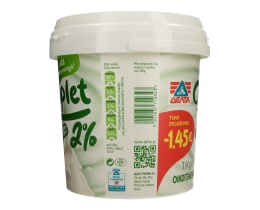 COMPLET | Γιαούρτι Αγελαδινό και Πρόβειο 2% Λιπαρά 1kg Έκπτωση 1.45Ε
