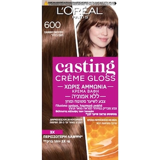 CASTING | C GLOSS | Βαφή Μαλλιών Creme Gloss Νο600 Ξανθό Σκούρο 1 Τεμάχιο