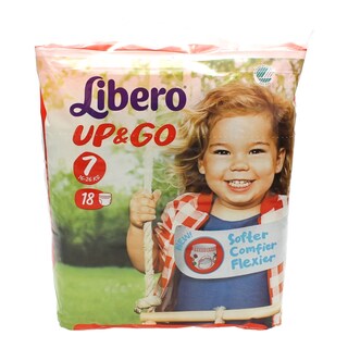 LIBERO | UP & GO | ΠΑΝΕΣ ΒΡΑΚΑΚΙΑ UNISEX 16 - 26 KGR No 7 18 ΤΕΜ