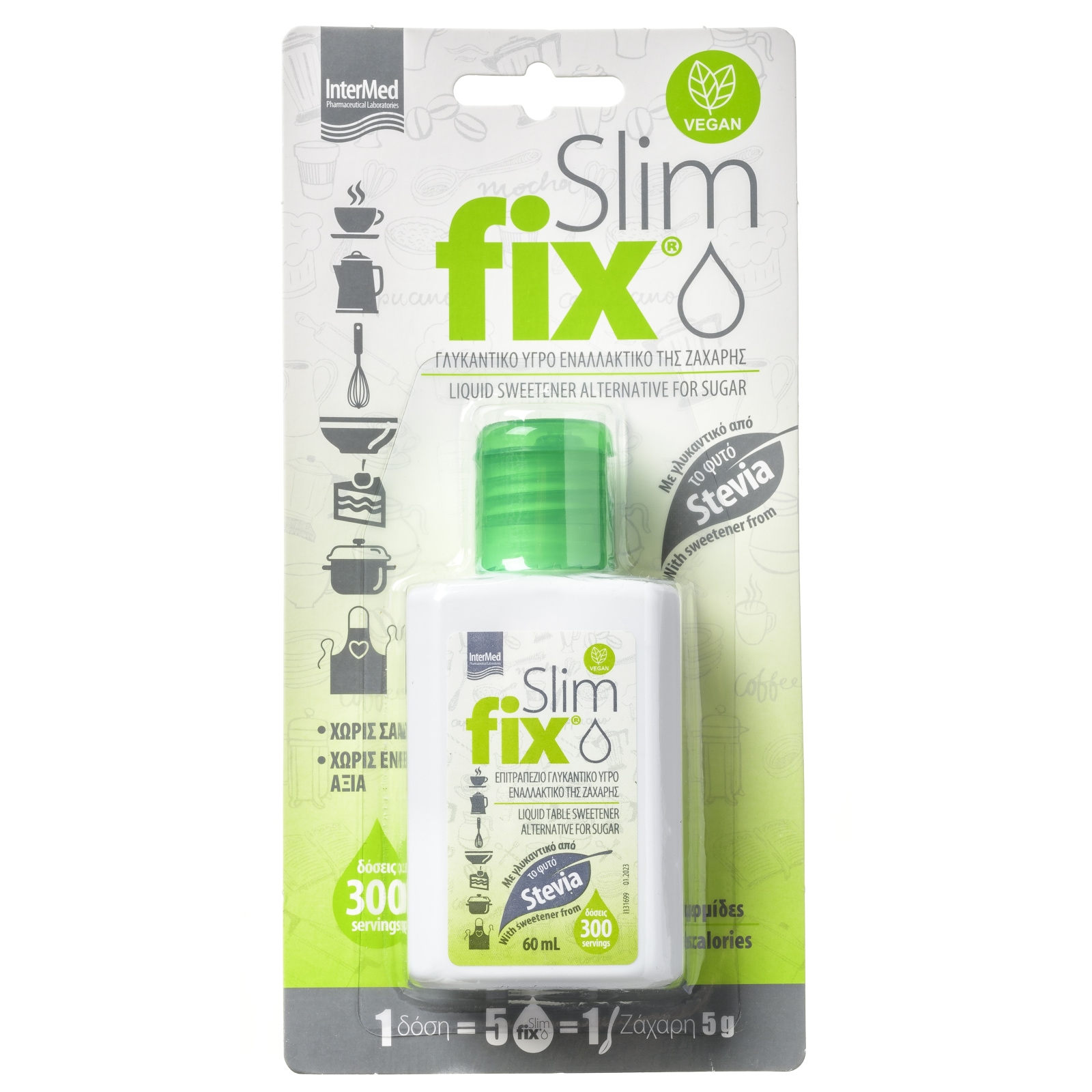 SLIM FIX Γλυκαντικό Υγρό Slim fix Στέβια 60ml