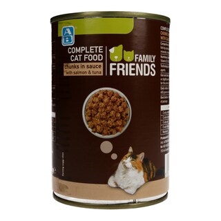 FAMILY FRIENDS | Γατοτροφή Σολομός & Τόνος Κονσέρβα 400gr