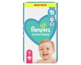 PAMPERS | PAMPERS ACTIVE BABY NO 4  58T MAXI