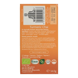 YOGI TEA | YOGI TEA BIO TURMERIC  34GR