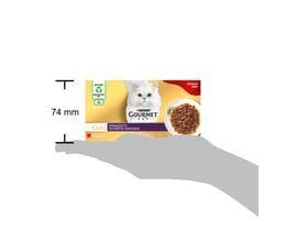 GOURMET | Γατοτροφή Βοδινό & Κοτόπουλο 4x85g