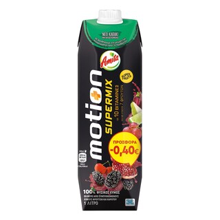 AMITA | Φυσικός Χυμός Supermix 7 Φρούτα 1lt Έκπτωση 0.40Ε