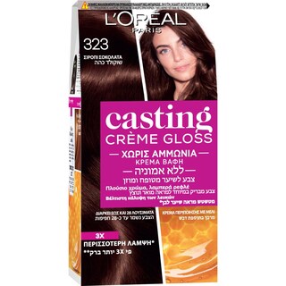CASTING | C GLOSS | Βαφή Μαλλιών Creme Gloss Νο323 Σιρόπι Σοκολάτα 1 Τεμάχιο