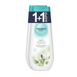 NOXZEMA | Αφρόλουτρο Talc Pampering 400ml 1+1 Δώρο