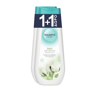 NOXZEMA | Αφρόλουτρο Talc Pampering 400ml 1+1 Δώρο