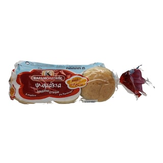 ΚΑΡΑΜΟΛΕΓΚΟΣ | ΑΡΤΟΣΚΕΥΑΣΜΑ HAMBURGER 6 ΤΕΜΑΧΙΩΝ 400 GR