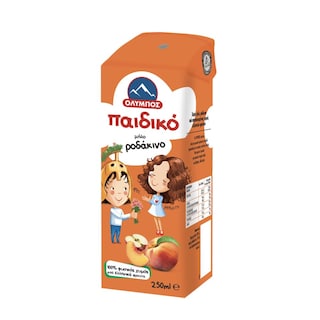 ΟΛΥΜΠΟΣ | Φυσικός Χυμός Παιδικό Μήλο Ροδάκινο 250ml