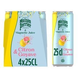 PERRIER | Ανθρακούχο Νερό Maison Perrier Λεμόνι και Γκουάβα 4x250ml