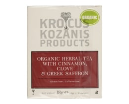 KROCUS | Ρόφημα Βιολογικό Κρόκος Κοζάνης & Κανέλα 10x1.8g