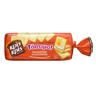 ΚΡΙΣ ΚΡΙΣ | Ψωμί Τόστ Τόστιμο Καλαμπόκι Ηλιόσπορος 530g