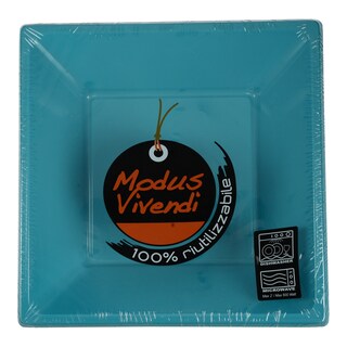 - | ΠΙΑΤΑ ΠΛΑΣΤΙΚΑ ΤΕΤΡΑΓΩΝΑ ΒΑΘΙΑ ΤΥΡΚΟΥΑΖ 18 CM 1 TEM