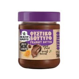 HEALTHY HABITS | Φυστικοβούτυρο Κακάο και Μέλι 180g