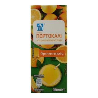 ΑΒ | Χυμός Φυσικός Πορτοκάλι 250ml